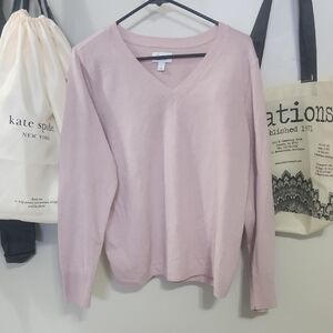 Croft & Barrow Soft Pink Knit Top